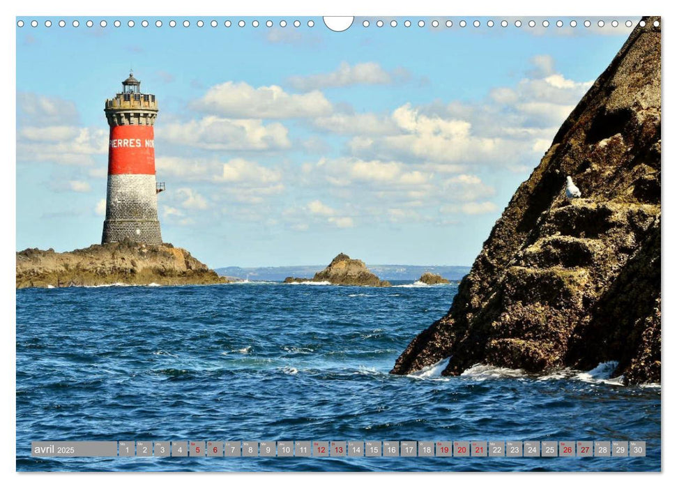 Phare des Pierres Noires (CALVENDO Calendrier mensuel 2025)