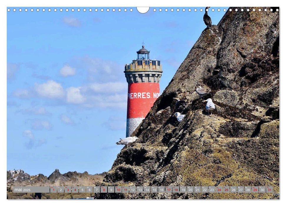 Phare des Pierres Noires (CALVENDO Calendrier mensuel 2025)