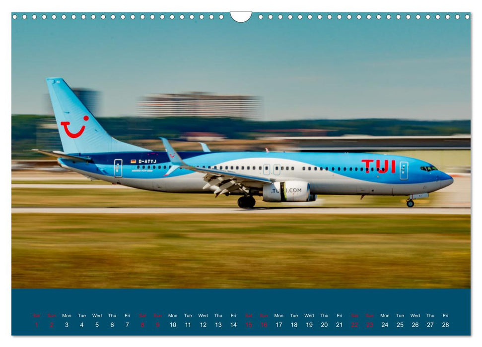 Panning Aviation Photography (CALVENDO Monthly Calendar 2025)