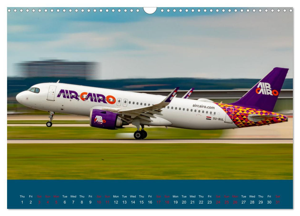 Panning Aviation Photography (CALVENDO Monthly Calendar 2025)