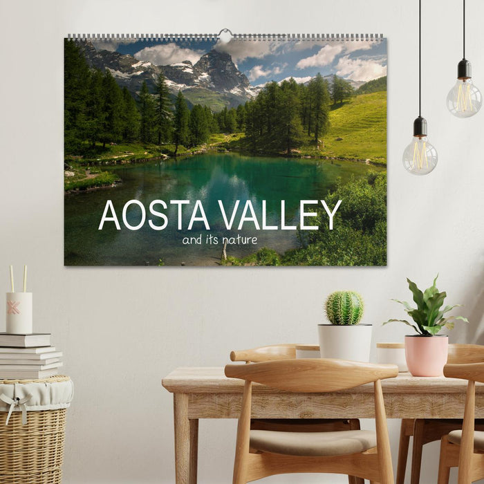 Aosta Valley and its nature (CALVENDO Monthly Calendar 2025)