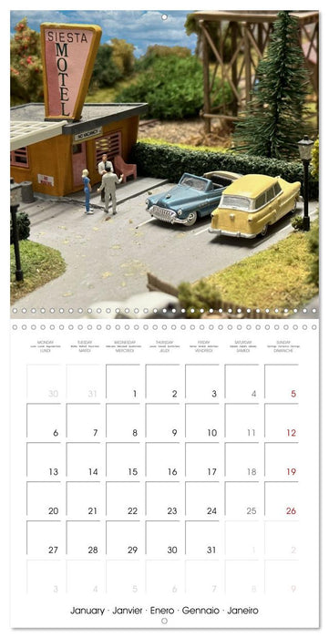 Vintage Model Cars (CALVENDO Monthly Calendar 2025)