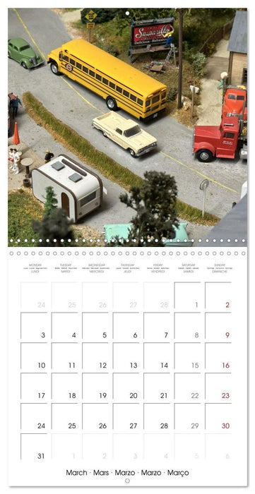 Vintage Model Cars (CALVENDO Monthly Calendar 2025)