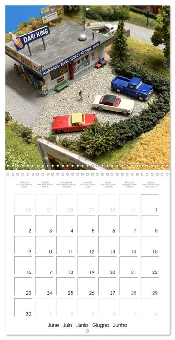 Vintage Model Cars (CALVENDO Monthly Calendar 2025)