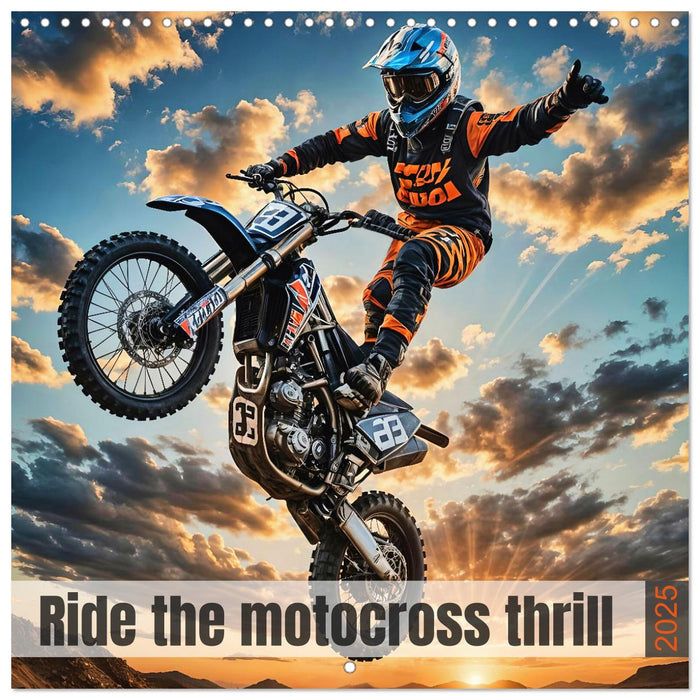 Ride the motocross thrill (CALVENDO Monthly Calendar 2025)