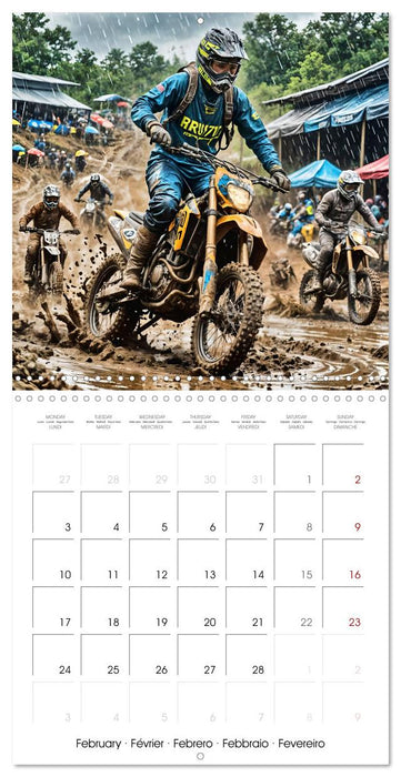 Ride the motocross thrill (CALVENDO Monthly Calendar 2025)