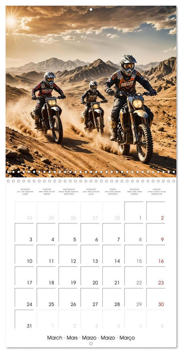 Ride the motocross thrill (CALVENDO Monthly Calendar 2025)