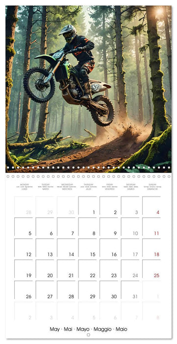 Ride the motocross thrill (CALVENDO Monthly Calendar 2025)