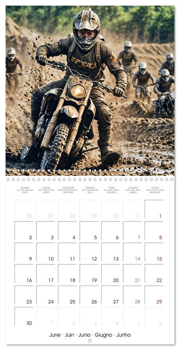 Ride the motocross thrill (CALVENDO Monthly Calendar 2025)