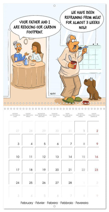 OK, Boomer - Cartoons (CALVENDO Monthly Calendar 2025)