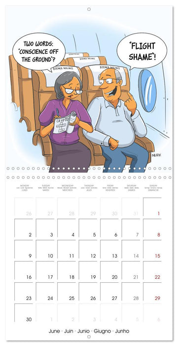 OK, Boomer - Cartoons (CALVENDO Monthly Calendar 2025)