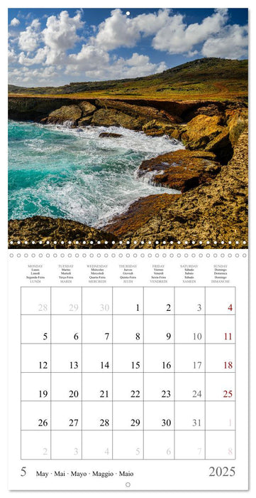 Dream destinations in the Caribbean (CALVENDO Monthly Calendar 2025)