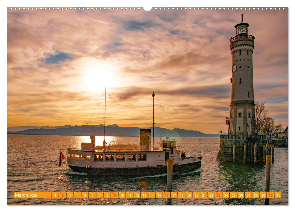 Romantic Places In Bavaria (CALVENDO Monthly Calendar 2025)