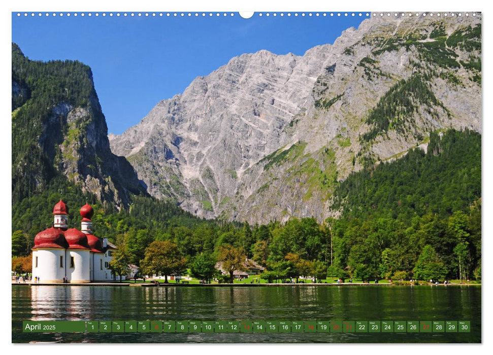 Romantic Places In Bavaria (CALVENDO Monthly Calendar 2025)