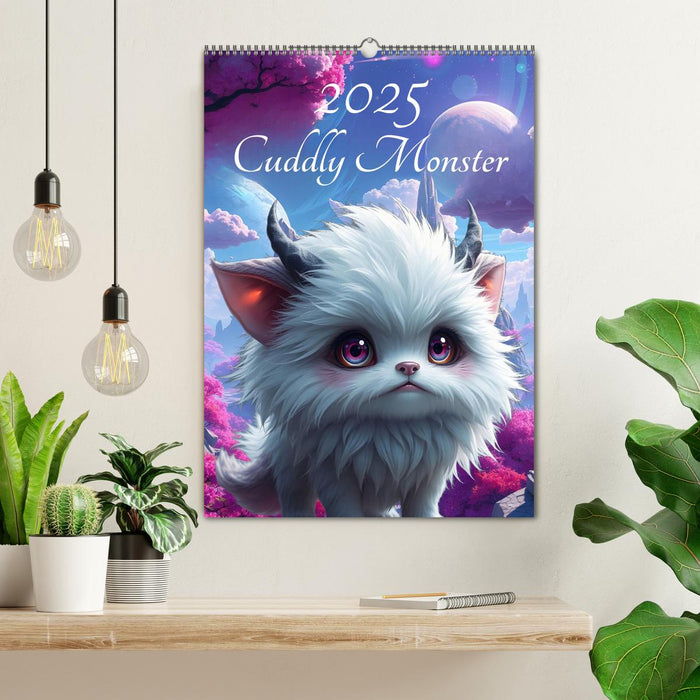 cuddly monster (CALVENDO Monthly Calendar 2025)