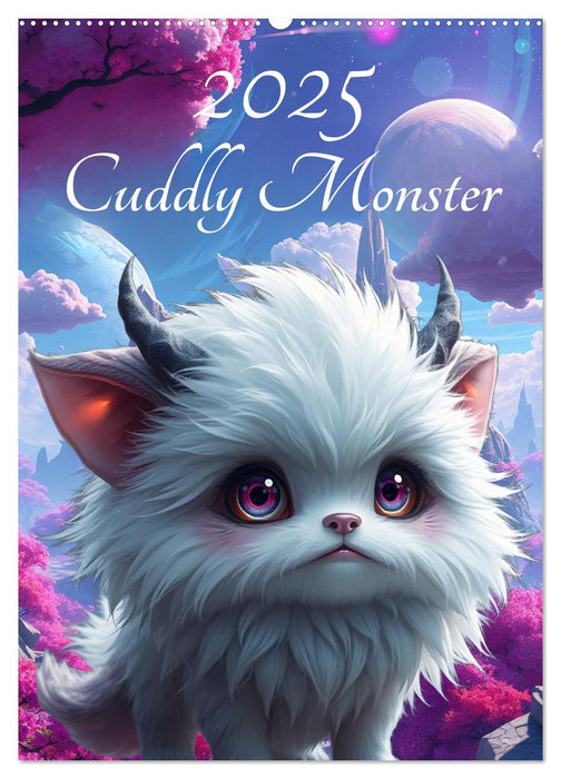 cuddly monster (CALVENDO Monthly Calendar 2025)