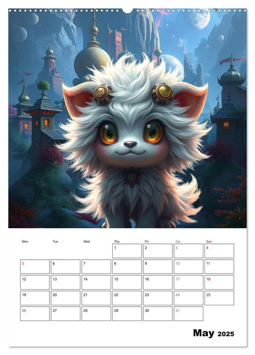 cuddly monster (CALVENDO Monthly Calendar 2025)