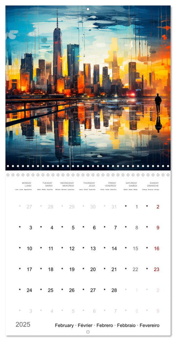 Pop Art New York (CALVENDO Monthly Calendar 2025)