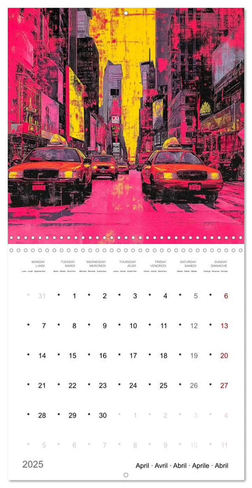 Pop Art New York (CALVENDO Monthly Calendar 2025)