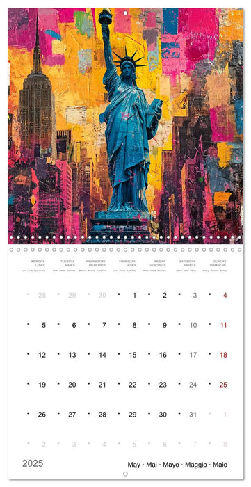 Pop Art New York (CALVENDO Monthly Calendar 2025)