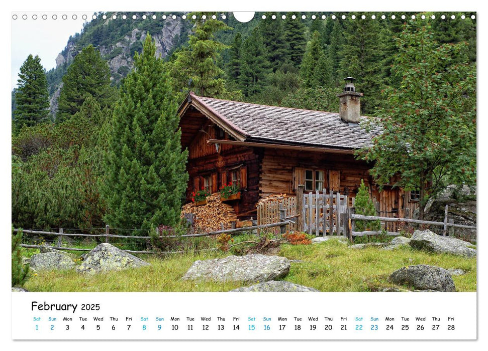 Krimml Waterfalls in Austria - Natural spectacle in the High Tauern (CALVENDO Monthly Calendar 2025)