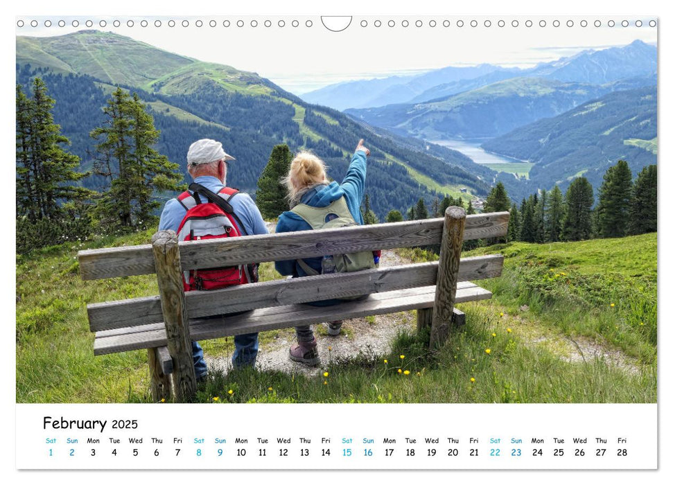 Austrian Alps in Tyrol - Between Karwendel and High Tauern mountains (CALVENDO Monthly Calendar 2025)