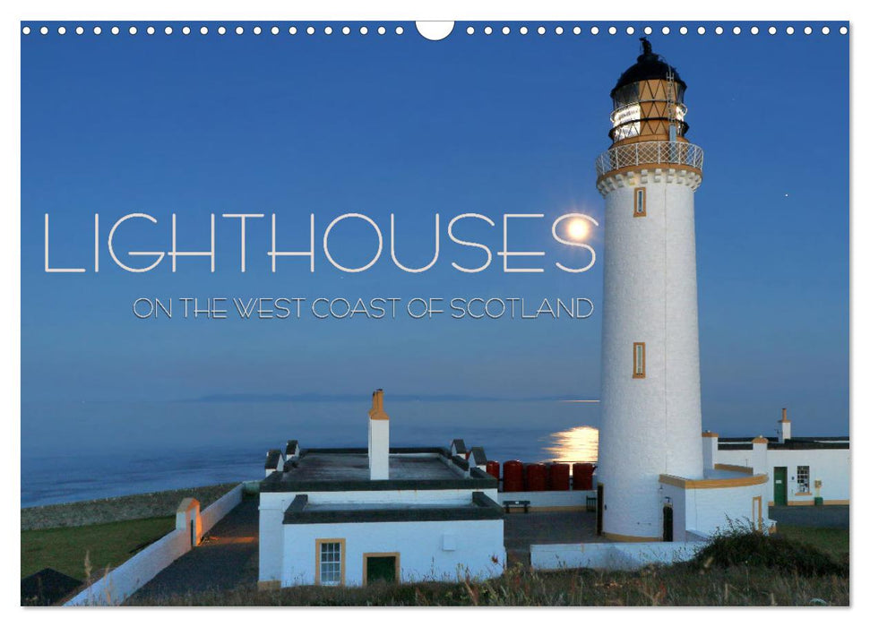 Lighthouses on the West Coast of Scotland (CALVENDO Monthly Calendar 2025)