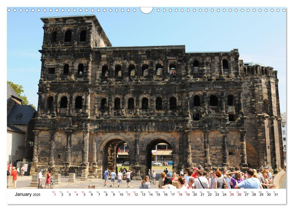 The Moselle valley - Along the Moselle river from Trier to Koblenz (CALVENDO Monthly Calendar 2025)