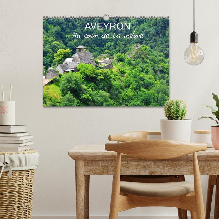 AVEYRON Au cœur de la nature (CALVENDO Calendrier mensuel 2025)