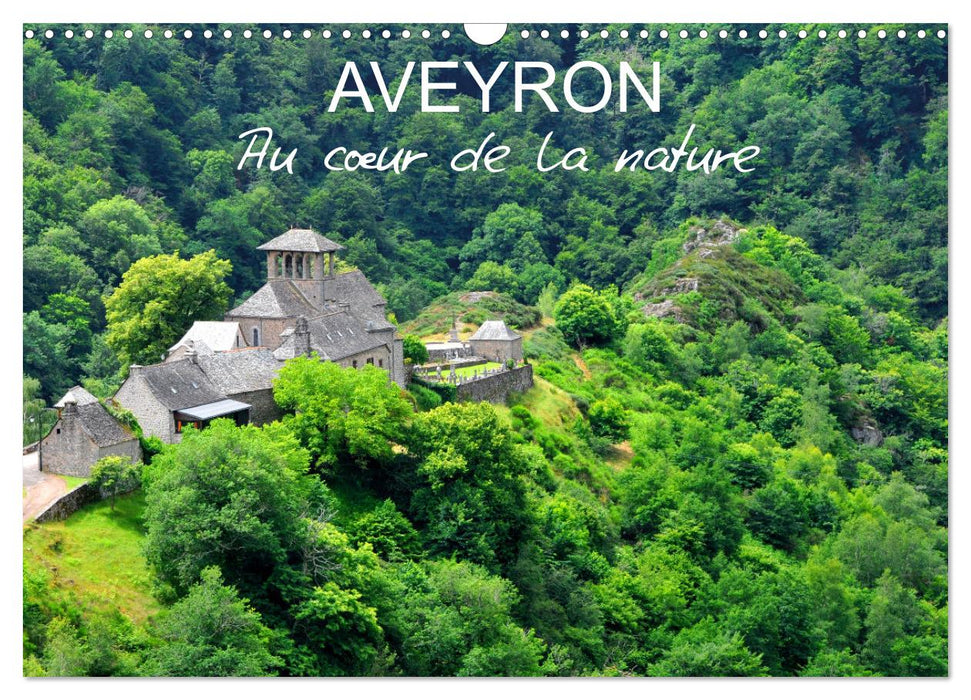 AVEYRON Au cœur de la nature (CALVENDO Calendrier mensuel 2025)