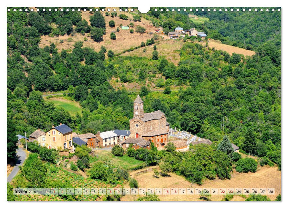 AVEYRON Au cœur de la nature (CALVENDO Calendrier mensuel 2025)