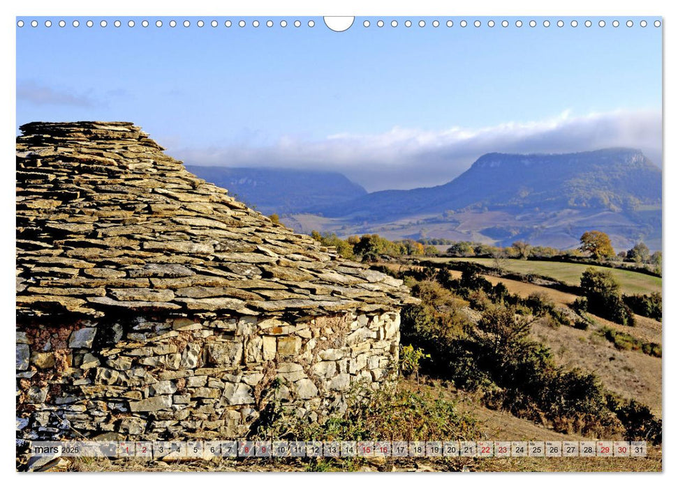 AVEYRON Au cœur de la nature (CALVENDO Calendrier mensuel 2025)