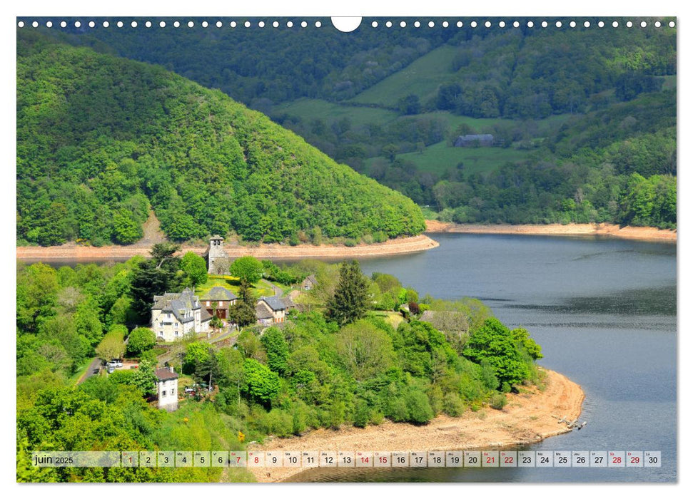 AVEYRON Au cœur de la nature (CALVENDO Calendrier mensuel 2025)