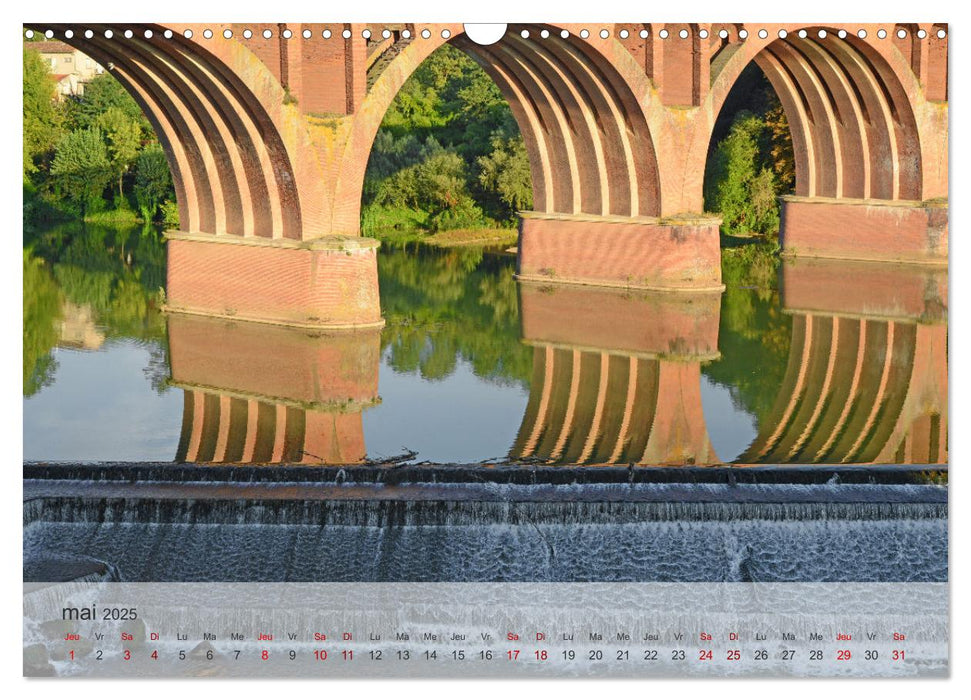 Ponts d'Occitanie (CALVENDO Calendrier mensuel 2025)