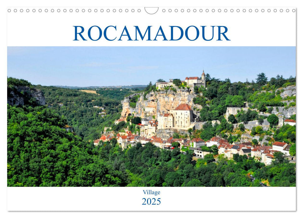 ROCAMADOUR Village (CALVENDO Calendrier mensuel 2025)