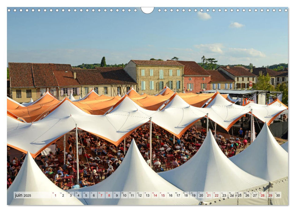 MARCIAC Village (CALVENDO Calendrier mensuel 2025)