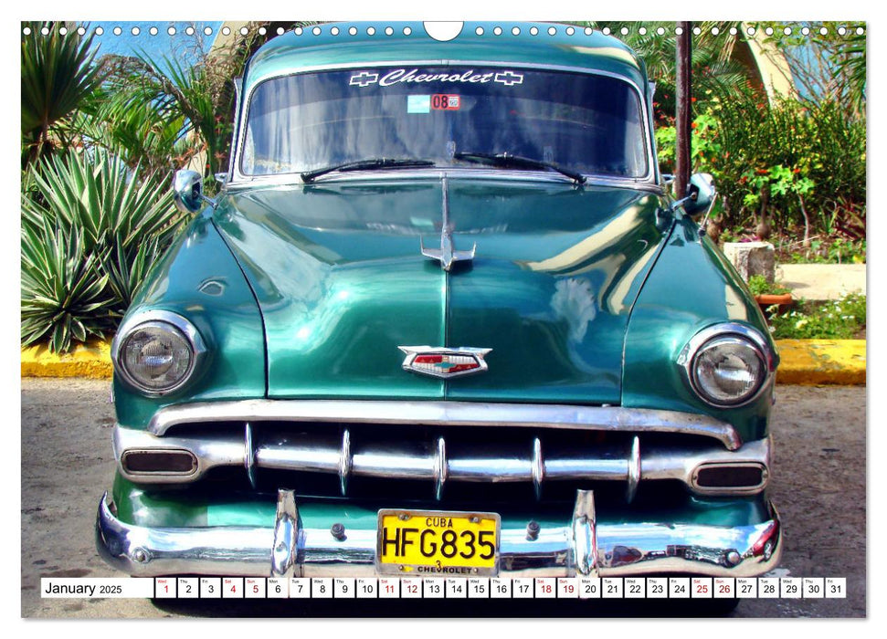 Chevy '54 - The car with the 5-tooth grille (CALVENDO Monthly Calendar 2025)