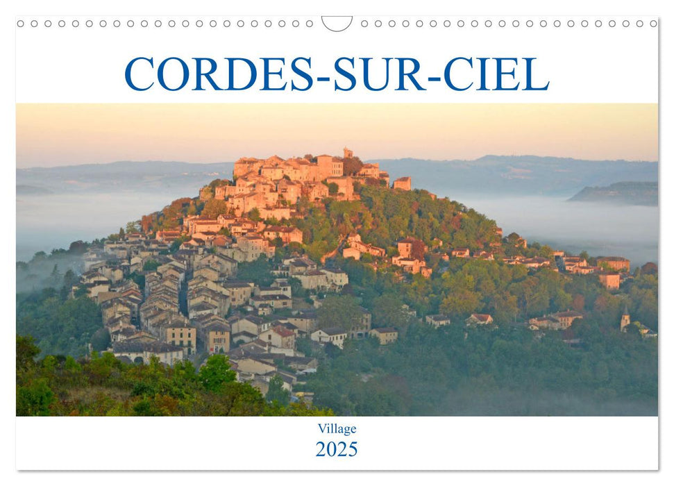 CORDES-SUR-CIEL Village (CALVENDO Calendrier mensuel 2025)