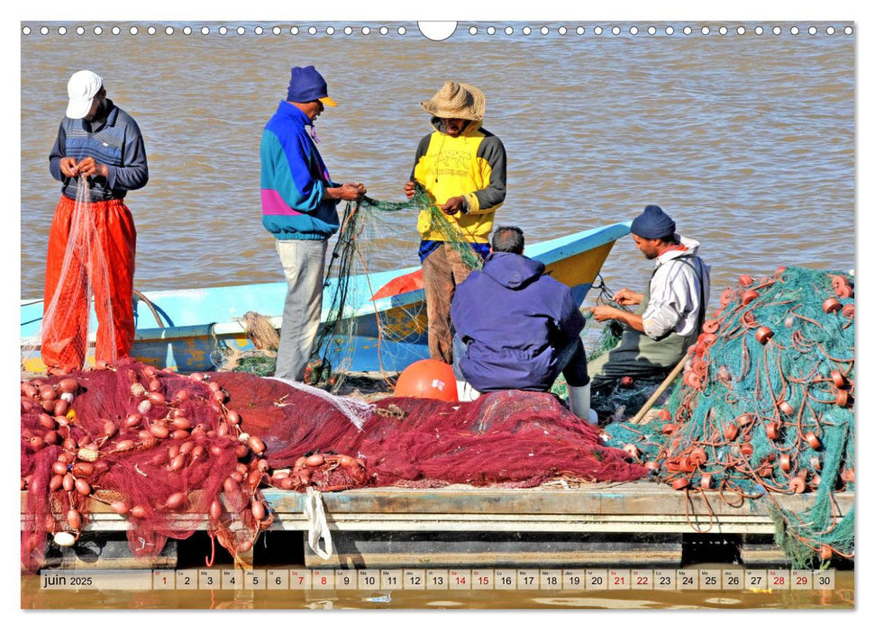 Pêcheurs (CALVENDO Calendrier mensuel 2025)