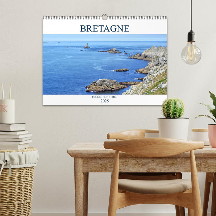 Collection Terre BRETAGNE (CALVENDO Calendrier mensuel 2025)