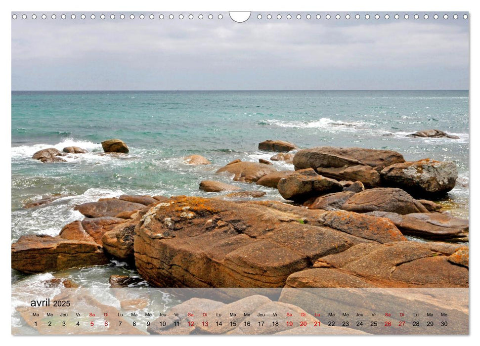 Collection Terre BRETAGNE (CALVENDO Calendrier mensuel 2025)