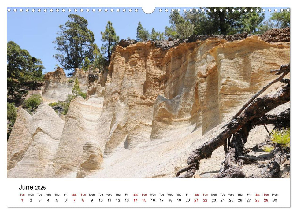 Tenerife - Landscapes of Teide National Park (CALVENDO Monthly Calendar 2025)