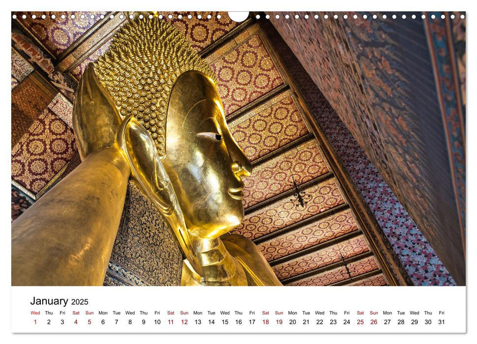 Bangkok Capital of Thailand (CALVENDO Monthly Calendar 2025)