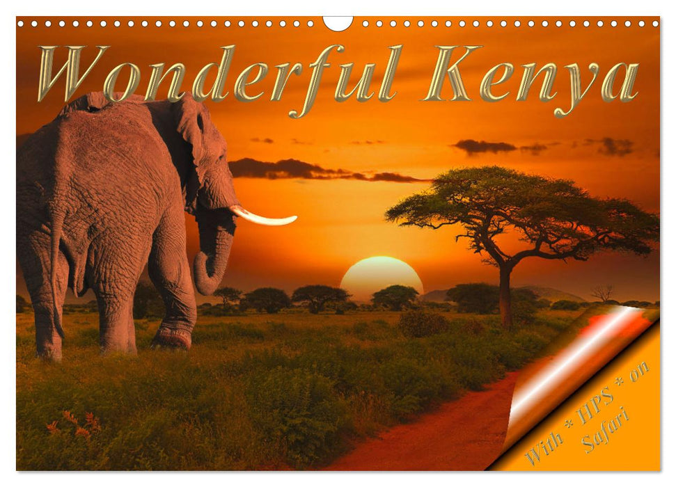 Wonderful Kenya (CALVENDO Monthly Calendar 2025)