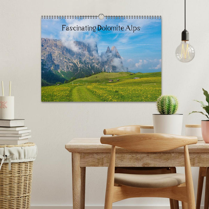 Fascinating Dolomite Alps (CALVENDO Monthly Calendar 2025)