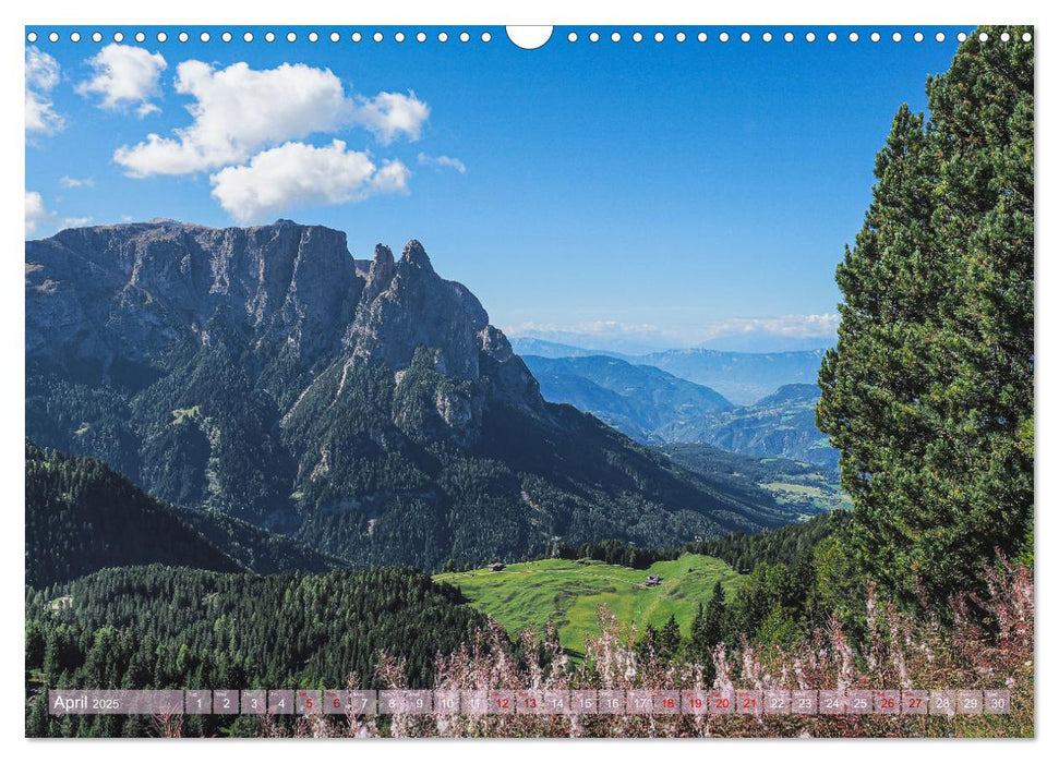 Fascinating Dolomite Alps (CALVENDO Monthly Calendar 2025)