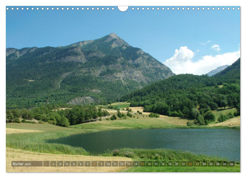 Le paradis des lacs de montagne (CALVENDO Calendrier mensuel 2025)