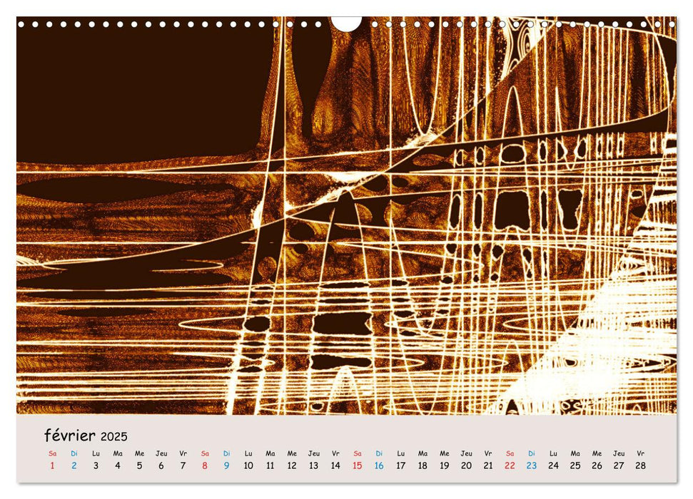 Nuances boisées (CALVENDO Calendrier mensuel 2025)