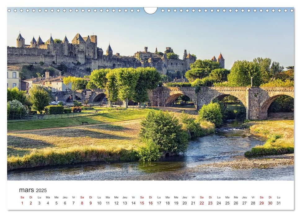 Visite de la France (CALVENDO Calendrier mensuel 2025)