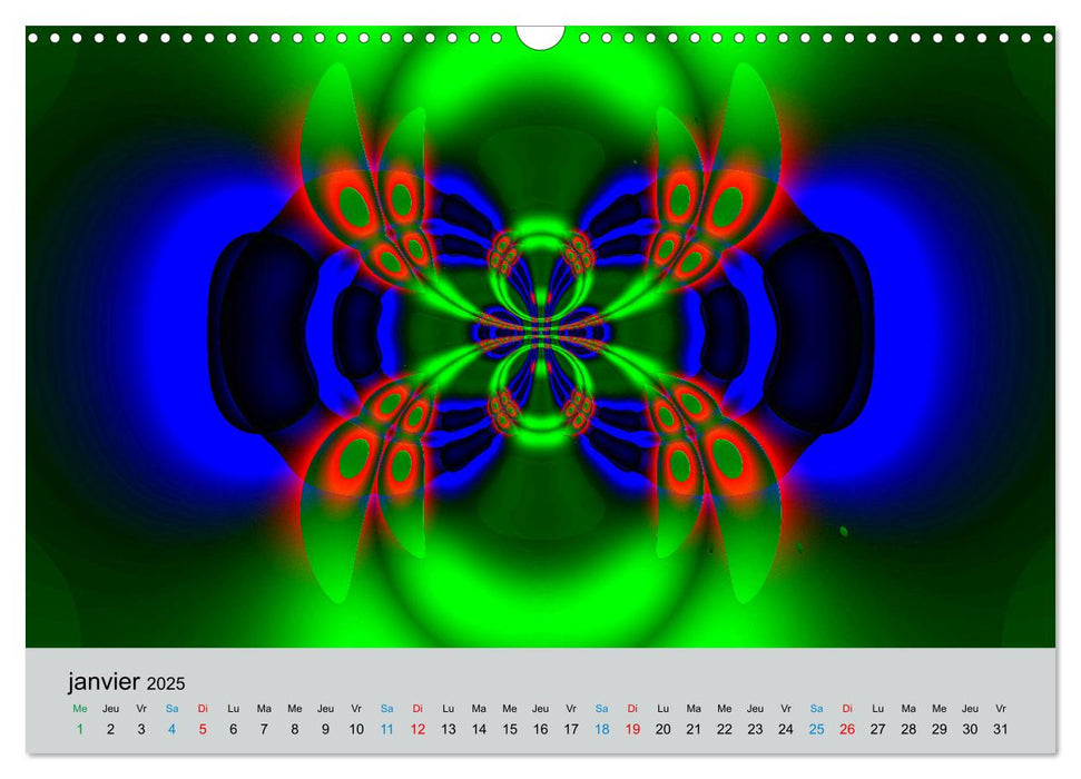 L'essence de l'éclat (CALVENDO Calendrier mensuel 2025)